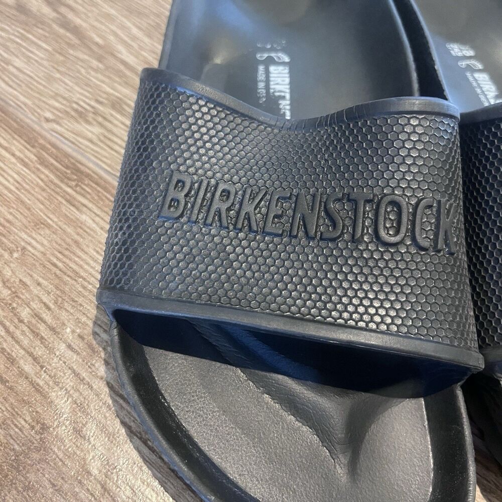 Birkenstock Barbados EVA Slide Sandals Black Men’s US 5 EU 38 Women’s US 7 Shoes - Picture 3 of 10